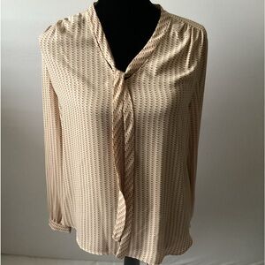 Adrienne Vittadini long sleeve pullover blouse